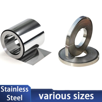 Feuille En Acier Inoxydable 304 A2 - Bande Métallique Fine De 0,01 Mm à 0,5 Mm | Rouleau De Tôle Mince | Acier Inox Qualité Professionnelle
