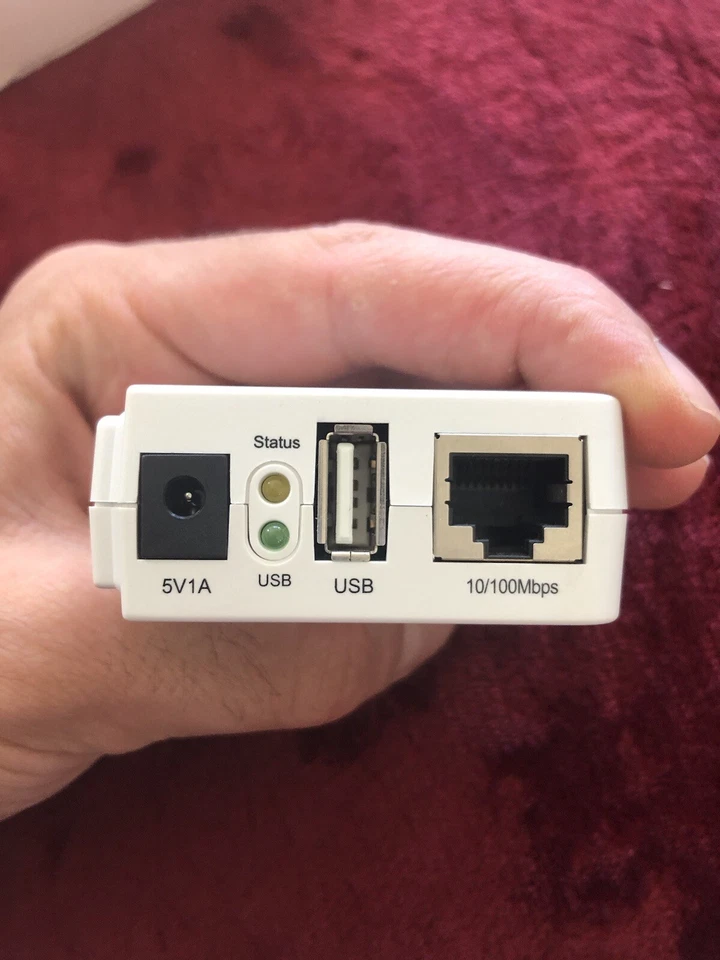 Startech.com 1 Port Usb Wireless N Network Print Server With 10/100 Mbps - Image 4 of 4