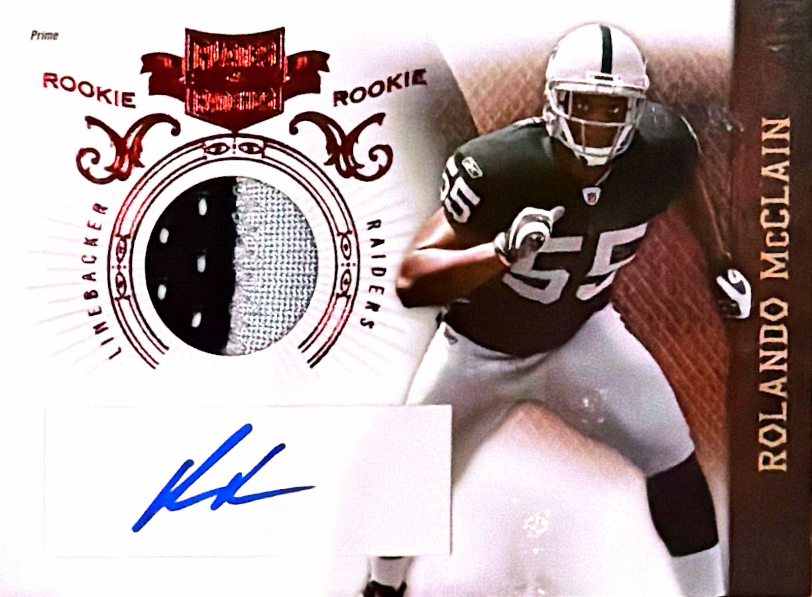 Rolando McClain Playoff Contenders #230 Jersey Number Obscured-Autograph