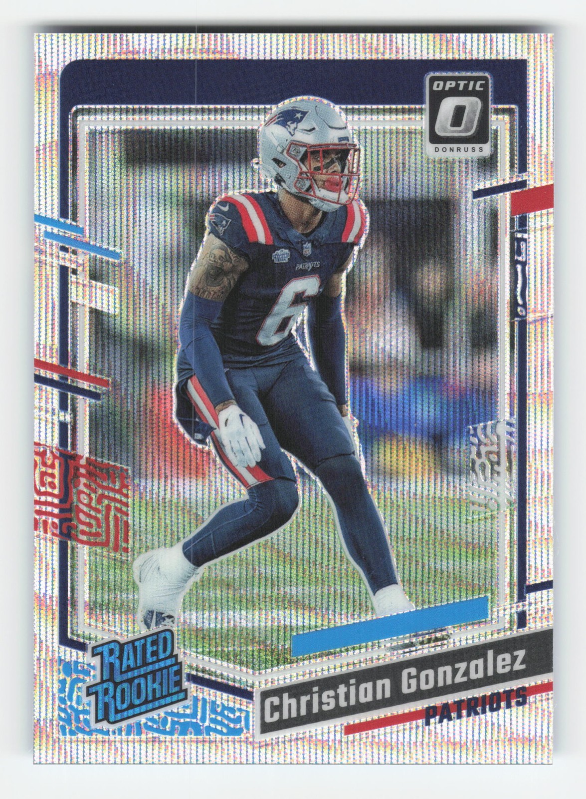 2023 Donruss Optic #274 Christian Gonzalez Wave #/300 RC Rookie