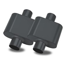 Pair of Single Chamber Performance Race Muffler 3" Center/Center 3 Inch
