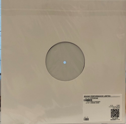 Howard Jones Piano Composed Ivory RARE VINYL TEST PRESSING prezzo ebay