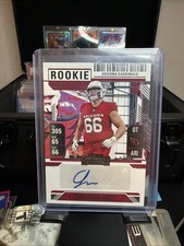 2024 Panini Contenders - Rookie Ticket Christian Jones #293 Hobby RC Card. rookie card picture