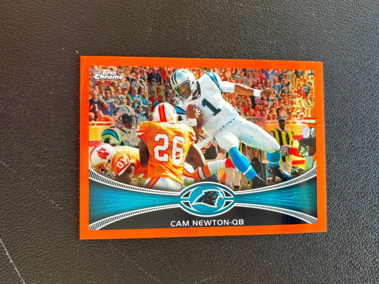 Cam Newton 2012 Topps Chrome Orange Refractor Carolina Panthers E51