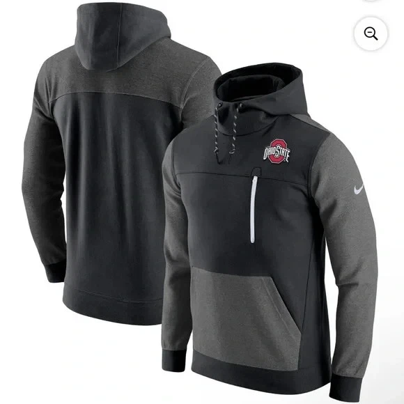 Nike Ohio State Buckeyes Legacy Club Primary Logo Men's Nike College Pullover Ho - Foto 3