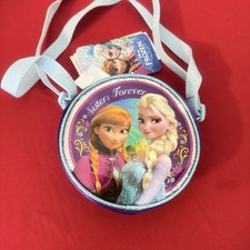 Disney Frozen Princess Elsa Anna Shoulder Bag Girl Kids Round Crossbody Bag