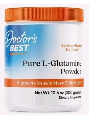 Doctor's Best Pure L-Glutamine Powder 10.6 oz/ 300 Grams