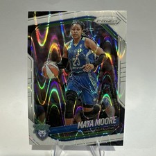 2025 Panini Prizm WNBA - Maya Moore #135 White Seismic Prizm Minnesota Lynx