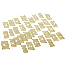 Reese Interlocking Stencils 10026 Stencil, Combination Set, Letters, 1/2 In