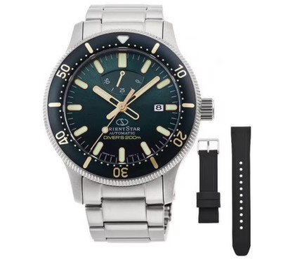 Orient Star Diver RK-AU0307E JDM Green Dial Automatic 200m Sapphire Men's Watch