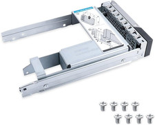 3.5" Inch X7K8W 0X7K8W SAS SATA Hard Drive HDD Tray Caddy Compatible with Dell 1
