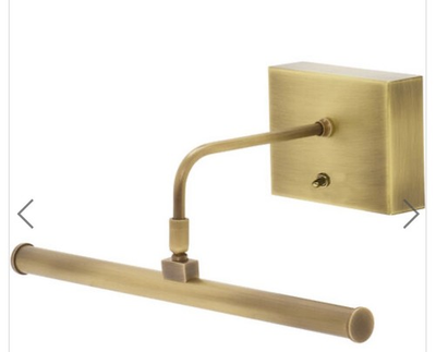 #ad House of Troy BSLED12 71 Slim line Picture Light Antique Brass $149.95