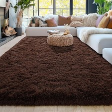 Fluffy Area Rugs 8x10 Soft Non-Slip Plush Shag Carpet Mat for Living Room Floor