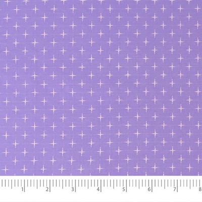 Singer Fabric, 100% Cotton, Embroidery Cut by The Yard, Purple 