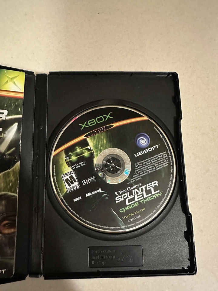 Tom Clancy's Rainbow Six 3, Lockdown, Sprinter Cell Chaos Theory Xbox 2005 - Image 4 of 4