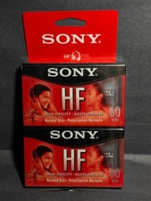 Sony HF 60 High Fidelity Audio Cassette Tapes Type I Normal Bias NEW Sealed 2