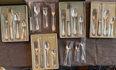Christofle Paris Besteck   NEU & originalverpackt   mehrere Sets   versilbert