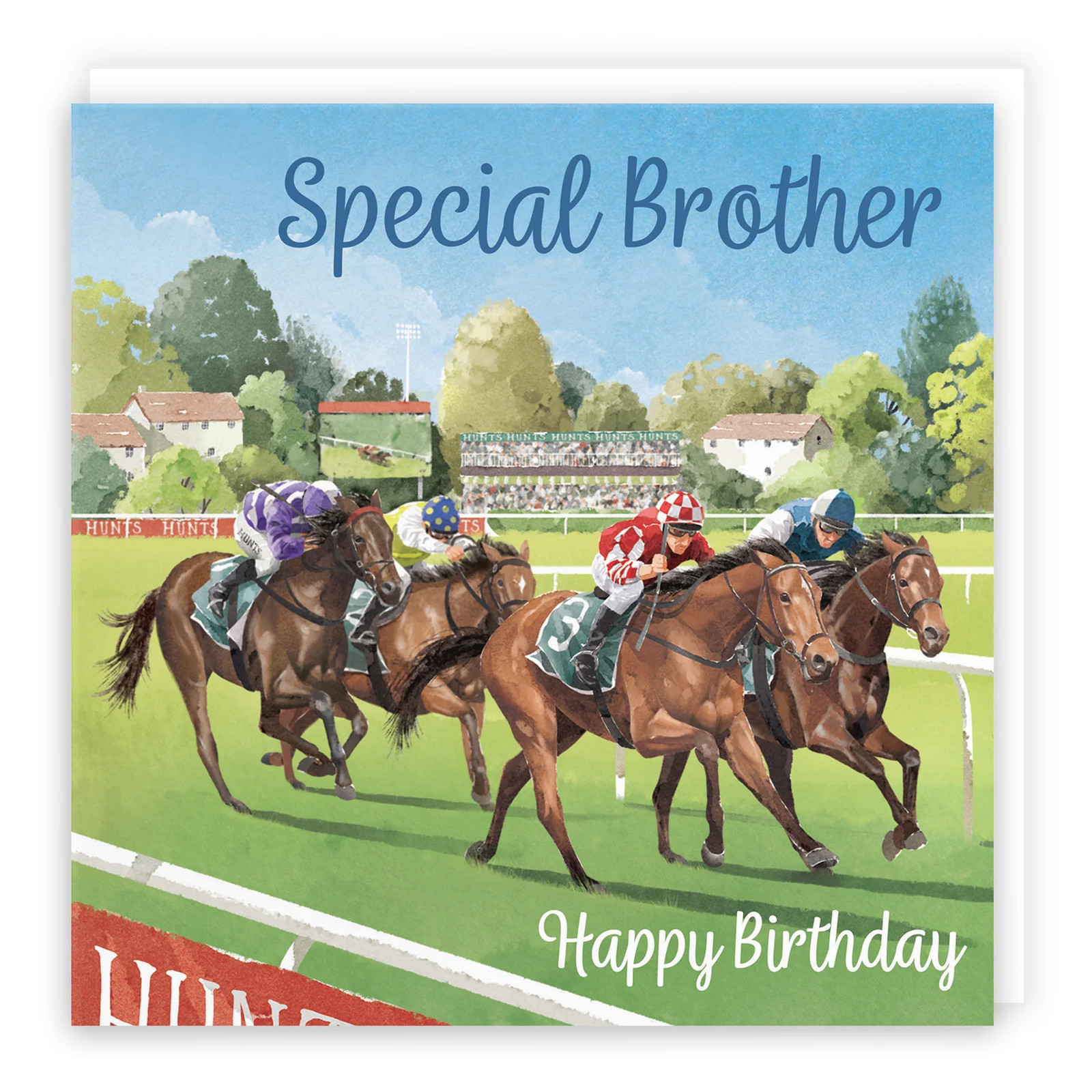 Brother Horse Racing Birthday Card Milo's Gallery