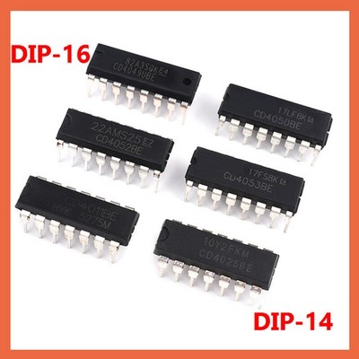 IC Chips DIP-14 Many Types CD4030 CD4047 CD4066 CD4068 CD4069 CD4070 CD4073