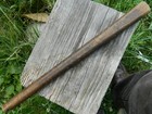 ANTIQUE HARDWOOD TIRE THUMPER 18” BAT CLUB TOOL WRIST LOOP HOLE WAND — photo 8