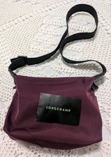 Authentic Longchamp Le Pliage Burgundy Energy Mini XS Shoulder Bag Pouch Unused