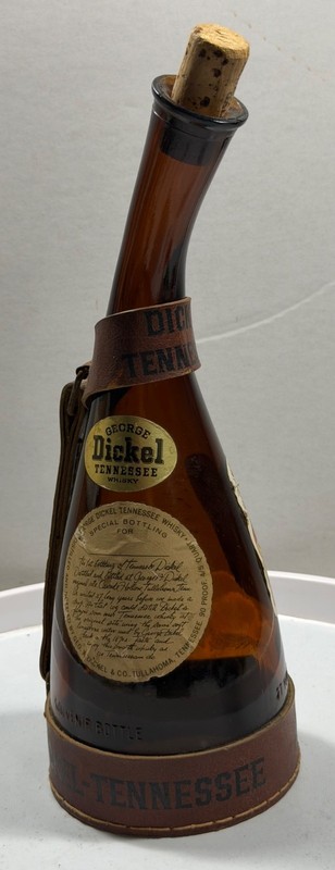 Vtg George Dickel Tennessee Whisky souvenir bottle-like Star Trek Saurian bottle