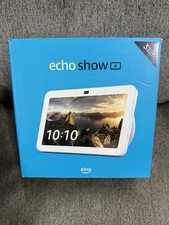  Echo Show 8, With Spatial Audio, Smart Home Hub, & Alexa, Glacier White