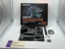 GIGABYTE X870 GAMING WIFI6 AM5 LGA 1718, ATX, DDR5 Motherboard READ