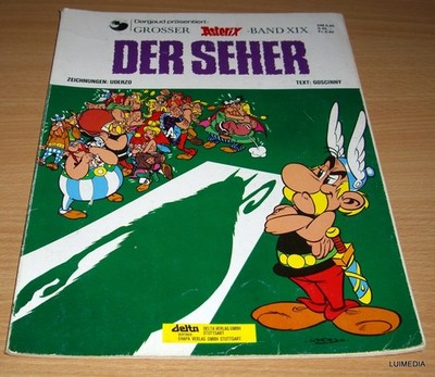 COMIC Asterix der Seher   Band Nr. 19 XIX 1987 delta (c18)