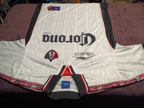 Camiseta de fútbol Atlas FC 1999-2000 para hombre grande marca México Atlética blanca - Imagen 8 de 24