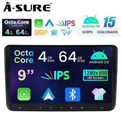 8-Core Android 15 Autoradio Carplay FM Für VW GOLF 5 6 Passat Touran Tiguan Polo