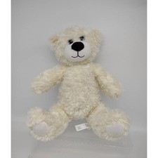 Animal Adventure Cream Bear Curly Plush Teddy Bear 14" Stuffed Animal 2013