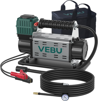 #ad #ad 12V Air Compressor 125PSI Tire Inflator with In Line Pressure Gauge 5.65CFM Fa $201.56