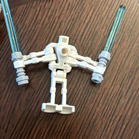 LEGO Star Wars 2005 General Grievous Minifigure sw0134 7255 with sabers and cape