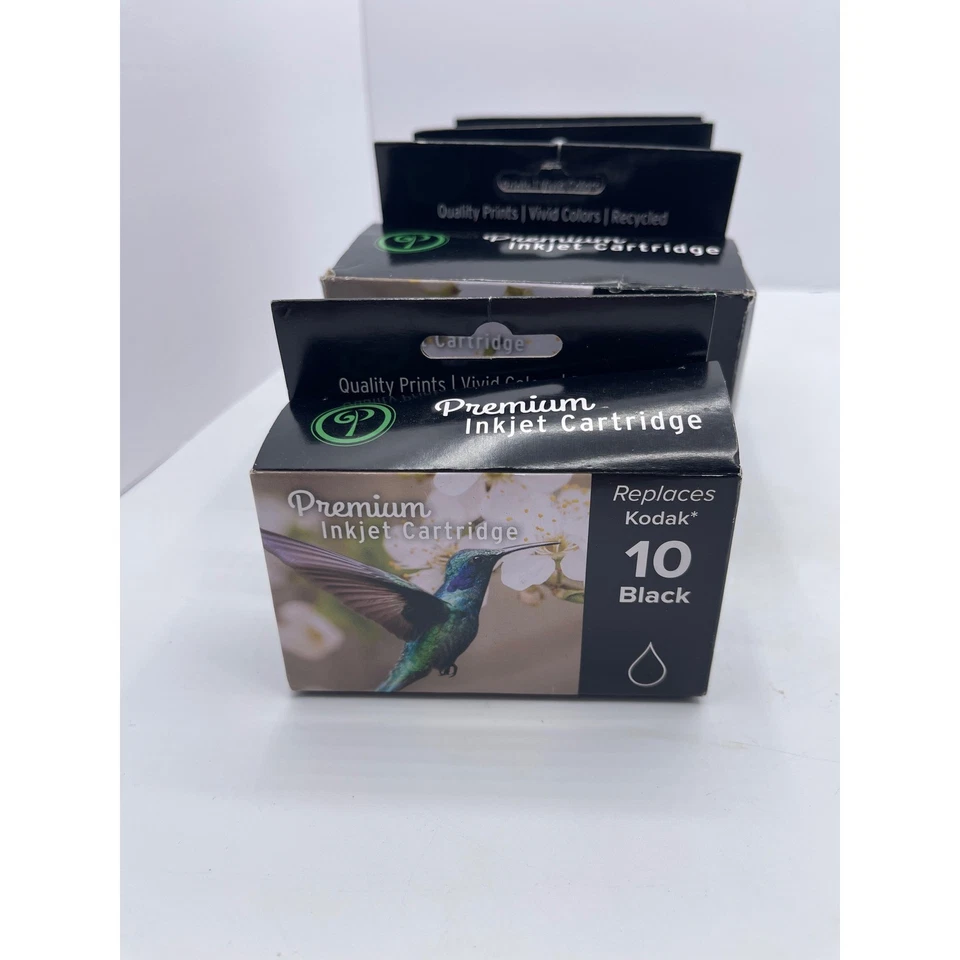 NEW Premium Inkjet Cartridges Replaces Kodak 10 - 1 Black and 3 Color KD 10C - Image 3 of 4