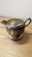 1940s F.B. Rogers Silver Plate Cream Pitcher Vintage Pattern 1211