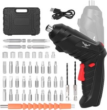Electric Screwdriver Cordless Rechargeable Small Power Drill Set 3.6V 45PCS