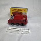 Vintage Matchbox Lesney #63 Fire Fighting Crash Tender Truck Original Box