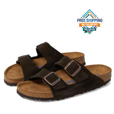 Birkenstock Women'S Arizona Soft Footbed - Suede, Mocha Suede, Narrow Width New