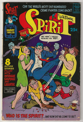 Spirit # 1 (5.5) 10/1966 Harvey 25c Silver-Age Giant Comic by Will Eisner