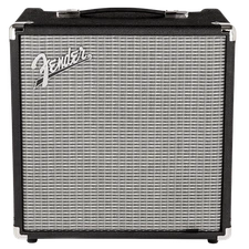 Fender Rumble™ 25 (V3), 120V, Bass Combo Amp Black/Silver