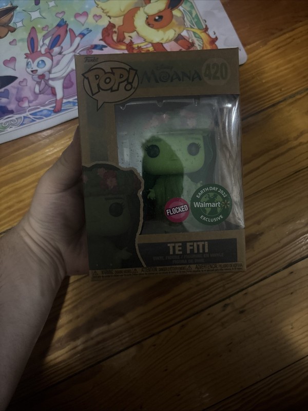 Funko Pop Moana 420 Graffiti Flocked Earth Day 2022 Walmart Exclusive