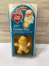 New Vintage 1982 Kenner Care Bears Funshine Bear Poseable Figure