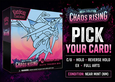 Pokemon Chaos Rising: Pick your card (C/U Holo/Reverse Holo/ex/Full Arts) - NM