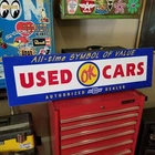 Vintage look Old Style OK Used Cars Chevrolet Chevy hot rod garage art Sign