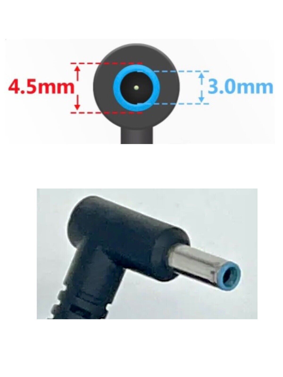 Genuine HP Laptop 45W 19.5V AC Adapter Charger Power Supply Blue Tip