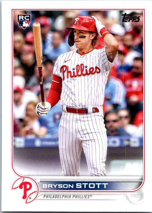 2022 Topps Update #US224 Bryson Stott baseball card 9VVV