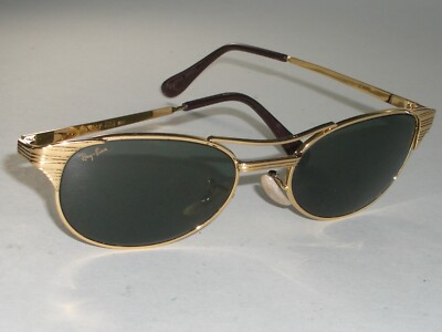VINTAGE B&L RAY BAN W1394 WWAS GEP SLEEK OVAL CRYSTAL G15 UV