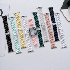 Resin Link Strap Band Bracelet for Apple Watch Series 9 8 7 6 5 4 3 SE 40mm 44mm