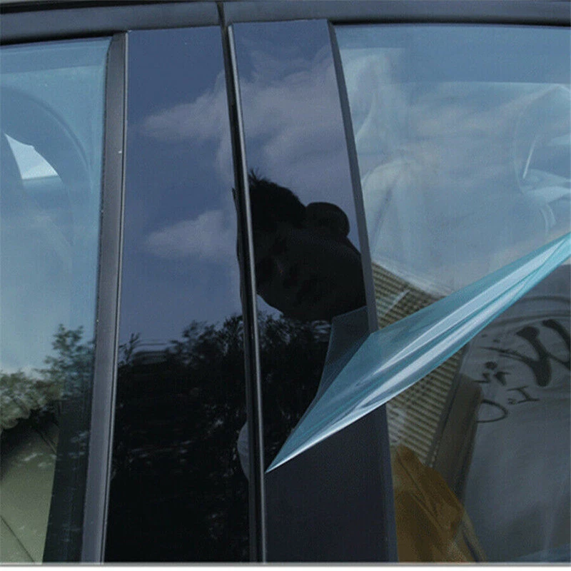 For Toyota Tundra Double Cab 2007-2021 Gloss Black Pillar Posts Door Window Trim Foto 3 de 4